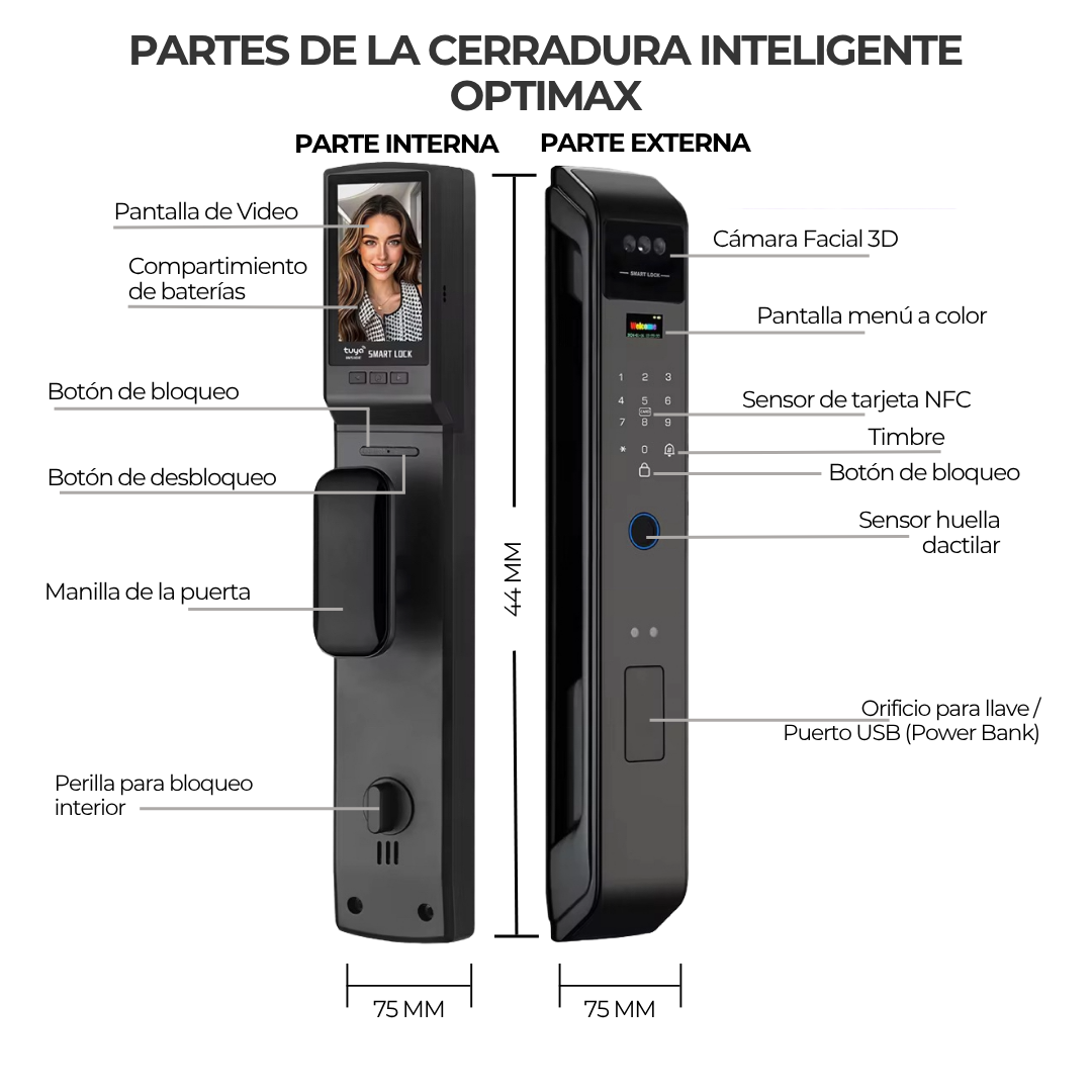 Cerradura Inteligente OPTIMAX