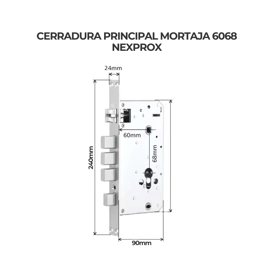 Cerradura Inteligente NEXPROX GREY EDITION - Exteriores-Alexa-Rostro-Palma