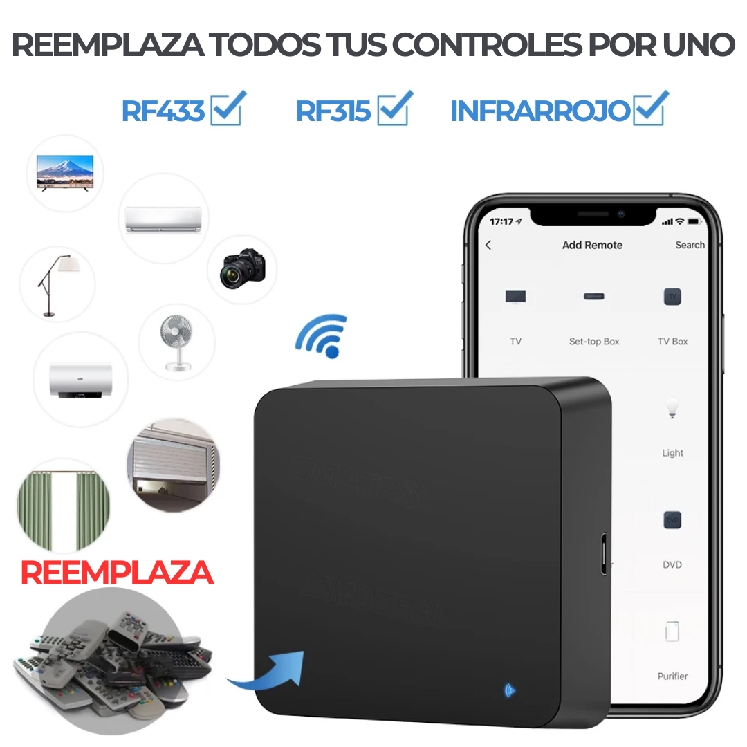 Control Inteligente PLUS IR+RF