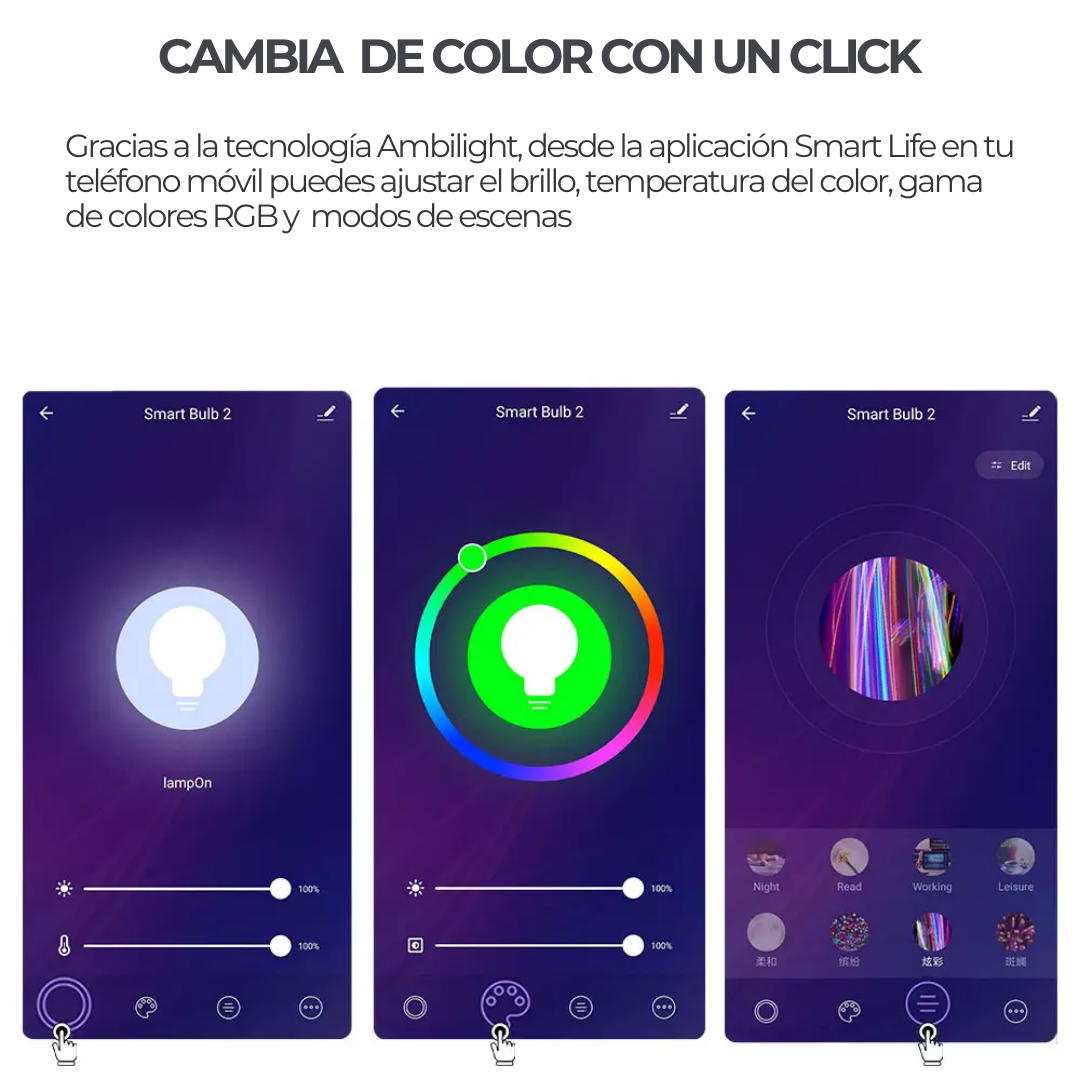 Bombillo LED RGB Inteligente