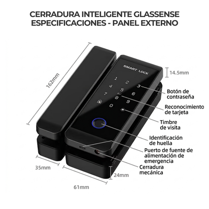 Cerradura Inteligente GLASSENSE