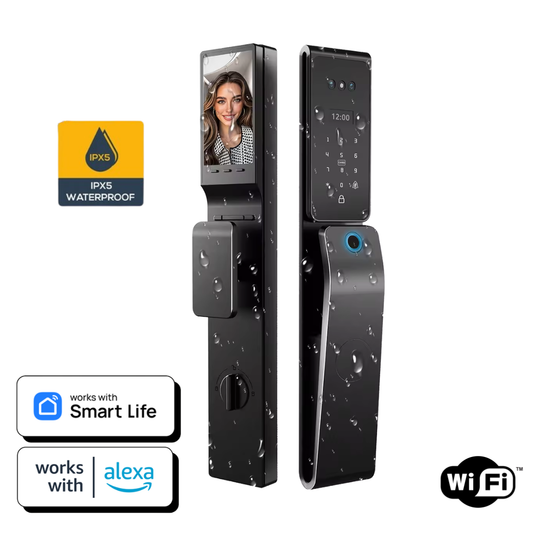 Cerradura Inteligente NEXPROX - Exteriores-Alexa-Rostro-Palma