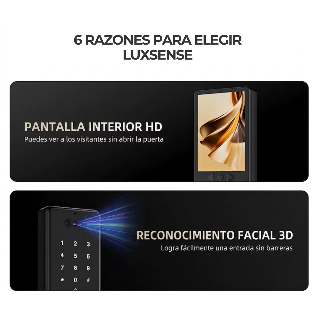 Cerradura Inteligente LUXSENSE - Interiores