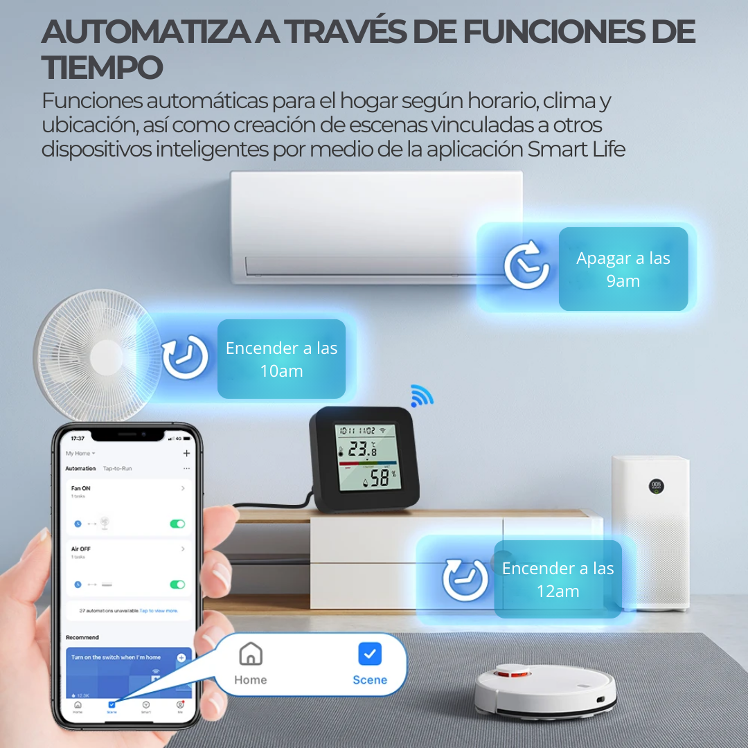 Control Inteligente PRO IR + Sensor Temperatura y Humedad