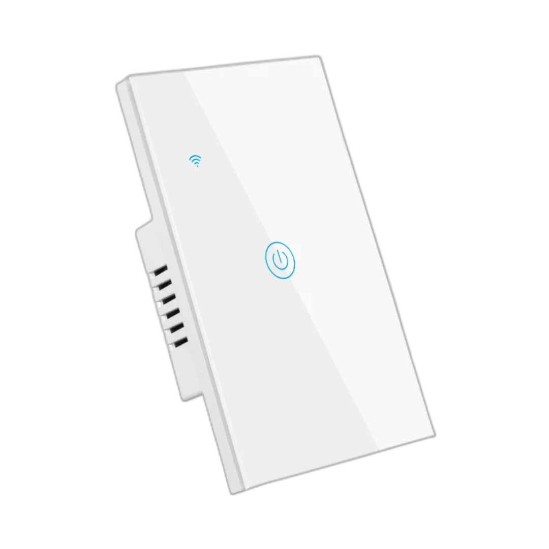 Interruptor de Luz Inteligente - 1 Botón WiFi + Bluetooth - Blanco