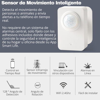 Sensor de Movimiento Inteligente PIR, Características