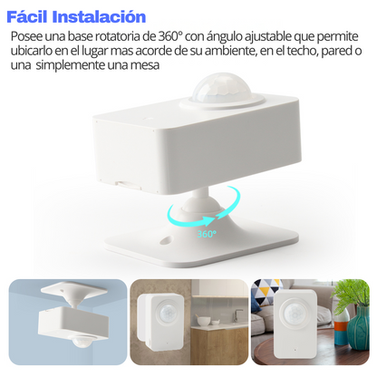 Sensor de Movimiento Inteligente PIR, Instalación